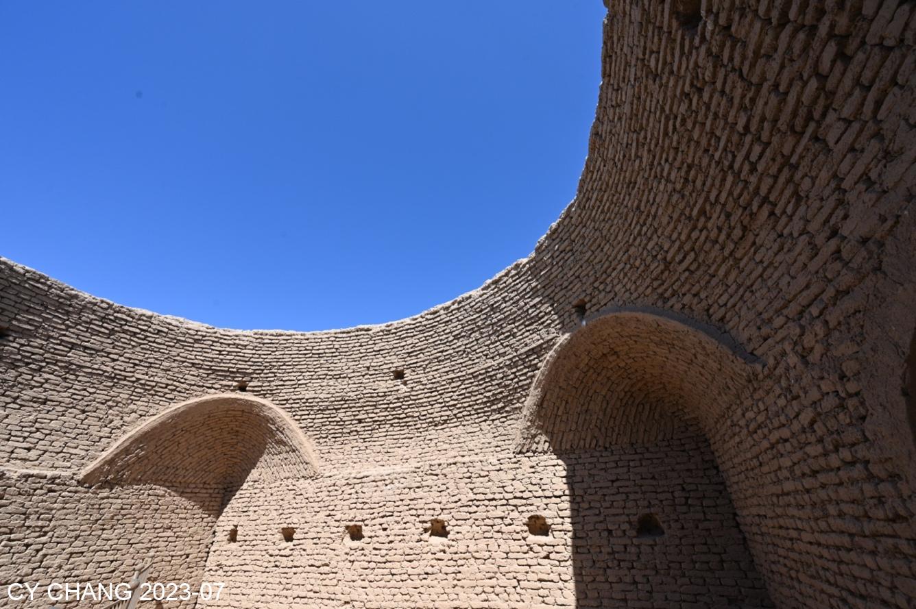 Inside the walls of the Gaochang ruins