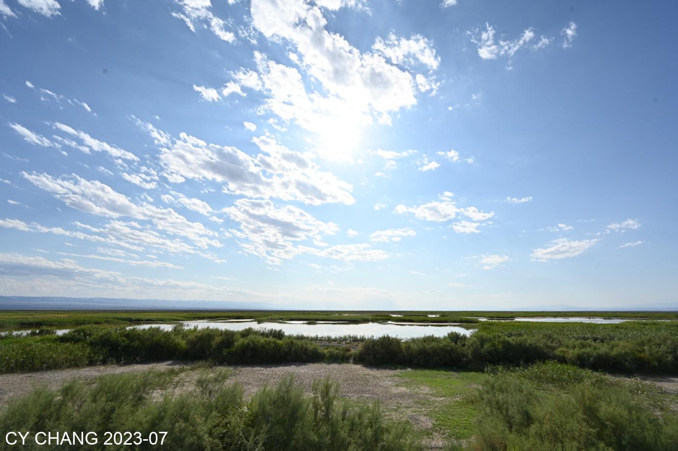 Sunlight 154.3 meters below sea level